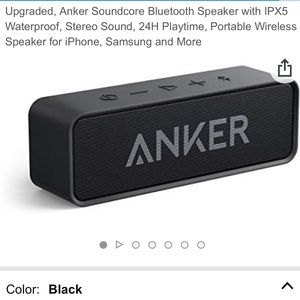 Anker Bluetooth speaker